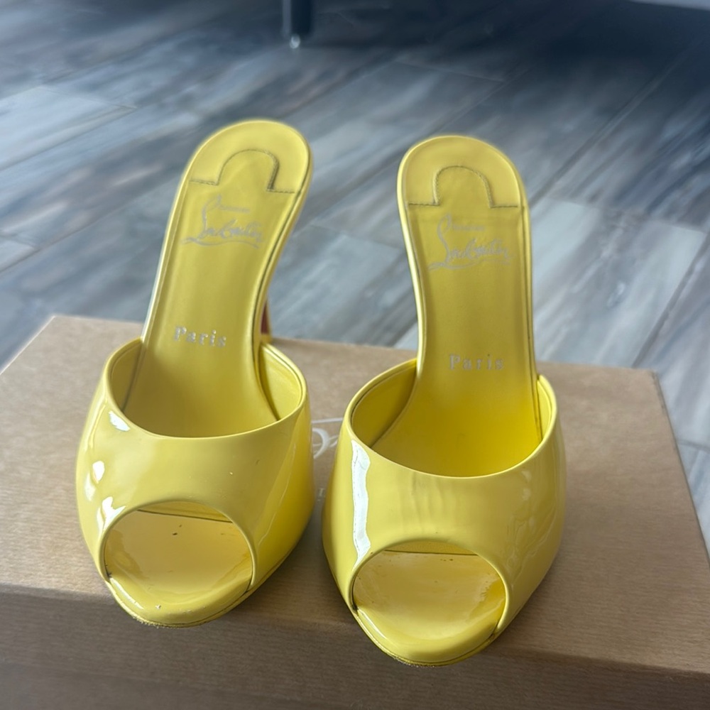 Christian Louboutin Yellow Women's Shoes